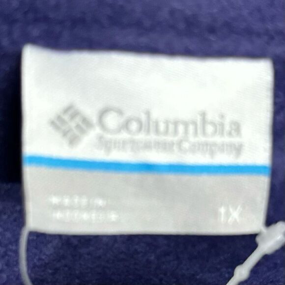 Columbia Light Fleece, 1/4 Zip Front / SZ: 1X / NWT - Picture 7 of 8